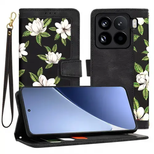 Husa pentru Xiaomi 15 Pro, Techsuit, FlipCraft, Neagra
