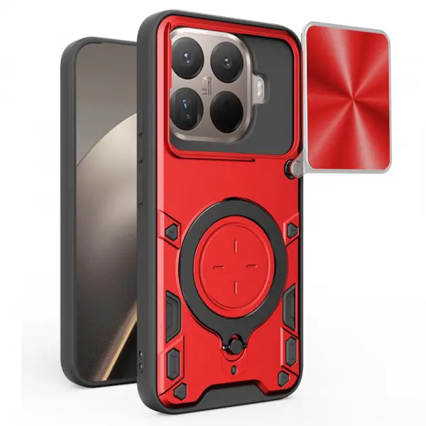 Husa pentru Xiaomi 15T Pro, Techsuit, CamGuard Pro, Rosie