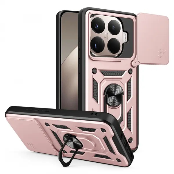 Husa pentru Xiaomi 15T Pro, Techsuit, CamShield, Roz