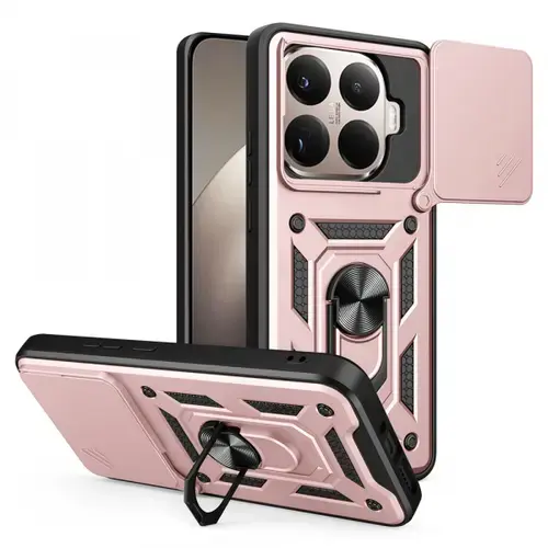 Husa pentru Xiaomi 15T Pro, Techsuit, CamShield, Roz