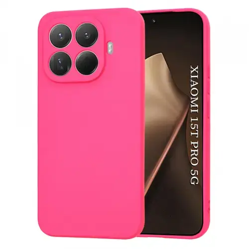 Husa pentru Xiaomi 15T Pro, Techsuit, SoftFlex, Roz Inchis