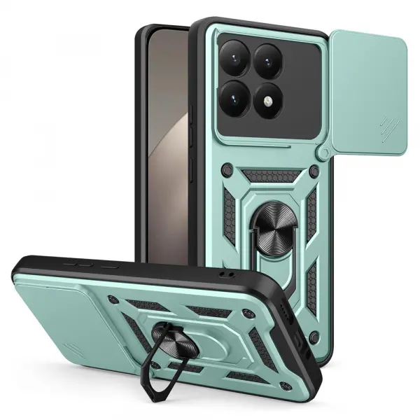Husa pentru Xiaomi 15T, Techsuit, CamShield, Verde