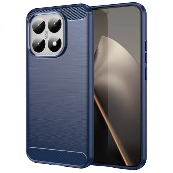 Husa pentru Xiaomi 15T, Techsuit, Carbon, Albastra