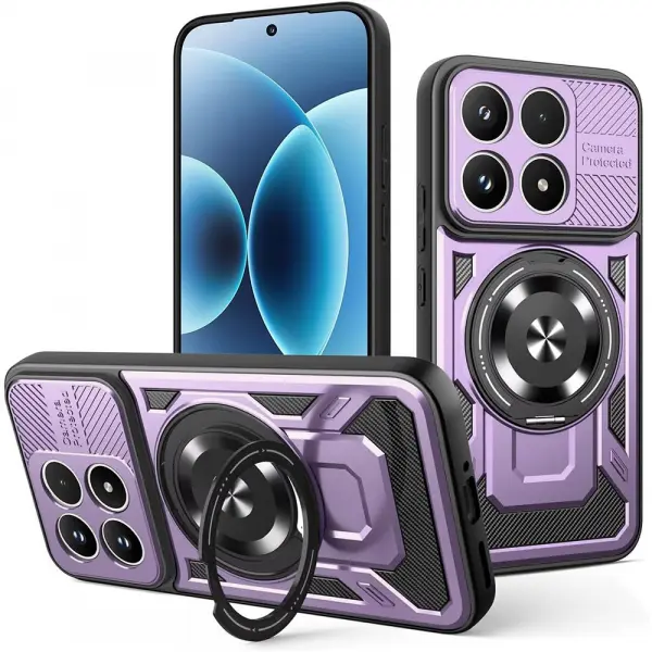 Husa pentru Xiaomi 17, Techsuit, RuggedCam, Mov