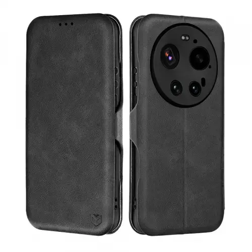 Husa pentru Xiaomi 17 Ultra, Techsuit, Safe Wallet Plus, Neagra