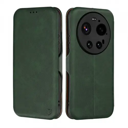 Husa pentru Xiaomi 17 Ultra, Techsuit, Safe Wallet Plus, Verde