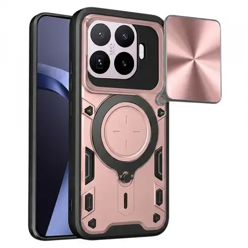 Husa pentru Xiaomi 17T Pro, Techsuit, CamGuard Pro, Roz Aurie