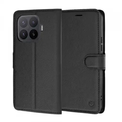 Husa pentru Xiaomi 17T Pro, Techsuit, Leather Folio, Neagra