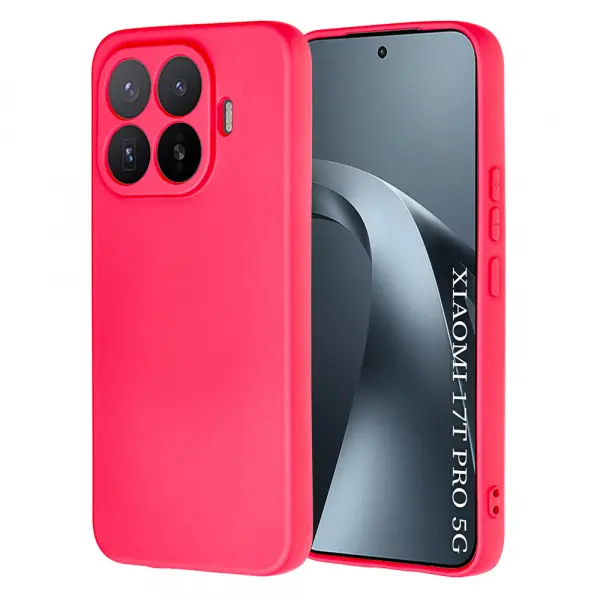Husa pentru Xiaomi 17T Pro, Techsuit, SoftFlex, Roz Inchis