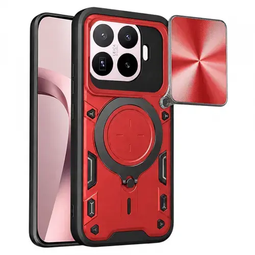 Husa pentru Xiaomi 17T, Techsuit, CamGuard Pro, Rosie