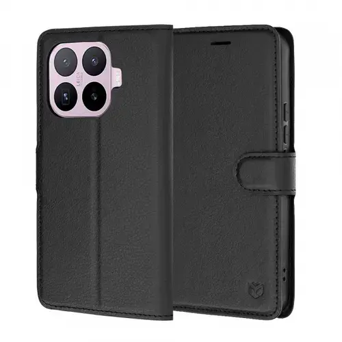 Husa pentru Xiaomi 17T, Techsuit, Leather Folio, Neagra
