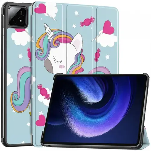Husa pentru Xiaomi Pad 6S Pro 12.4, Techsuit, FoldPro Unicorn (Multicolor)