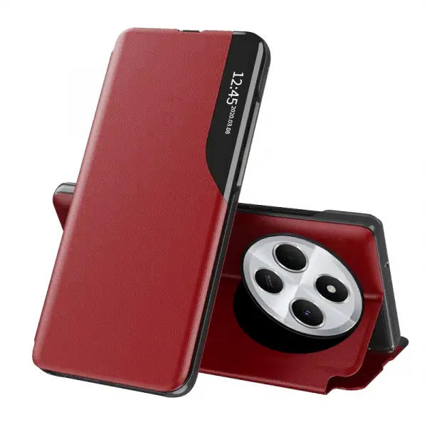 Husa pentru Xiaomi Poco C75 / Redmi 14C, Techsuit, eFold, Rosie
