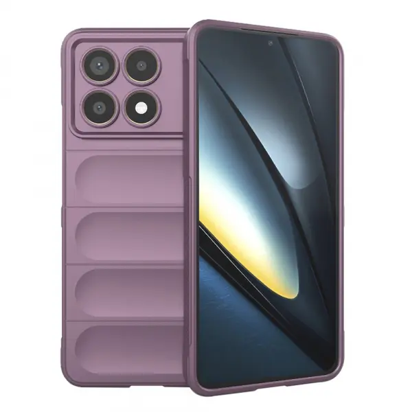 Husa pentru Xiaomi Poco F6 Pro, Techsuit, Magic Shield, Mov
