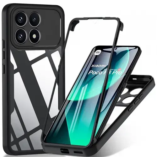 Husa pentru Xiaomi Poco F8 Pro, Techsuit, ColorVerse 360, Neagra