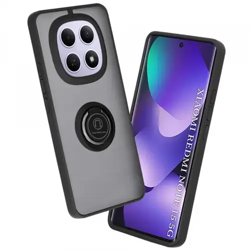 Husa pentru Xiaomi Poco M8 / Redmi Note 15 5G / Note 15 4G, Techsuit, Glinth, Neagra