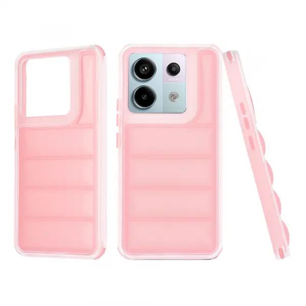 Husa pentru Xiaomi Poco X6 / Note 13 Pro 5G, Techsuit, Wave Shield, Roz