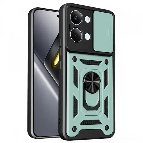 Husa pentru Xiaomi Poco X8 Pro Max, Techsuit, CamShield, Verde