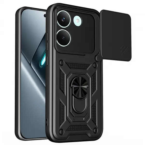 Husa pentru Xiaomi Poco X8 Pro, Techsuit, CamShield, Neagra