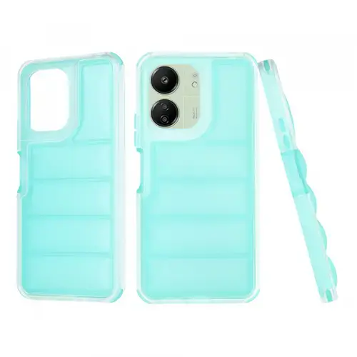 Husa pentru Xiaomi Redmi 13C 5G / 13C / Poco C65, Techsuit, Wave Shield, Turcoaz
