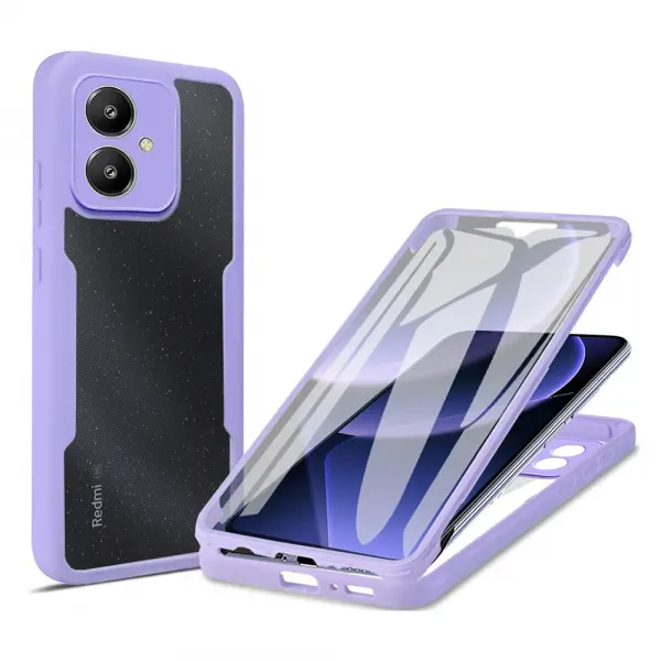 Husa pentru Xiaomi Redmi 13C 5G, Techsuit, ColorVerse 360, Mov