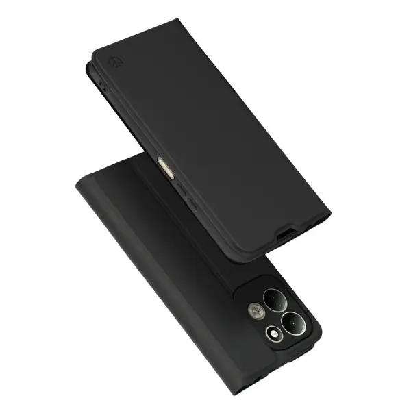 Husa pentru Xiaomi Redmi 17 5G / 17 4G, Techsuit, Magskin Book, Neagra