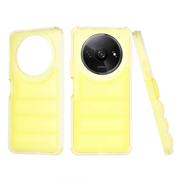 Husa pentru Xiaomi Redmi A3x / A3, Techsuit, Wave Shield, Galbena