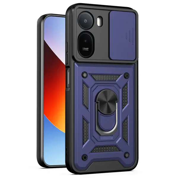 Husa pentru Xiaomi Redmi A7 Pro 4G, Techsuit, CamShield, Albastra
