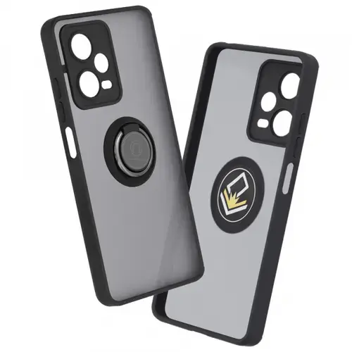 Husa pentru Xiaomi Redmi Note 12 Pro 5G, Techsuit, Glinth, Neagra