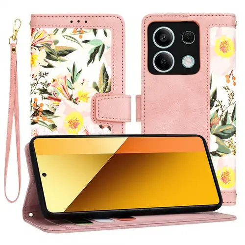 Husa pentru Xiaomi Redmi Note 13 5G, Techsuit, FlipCraft, Roz