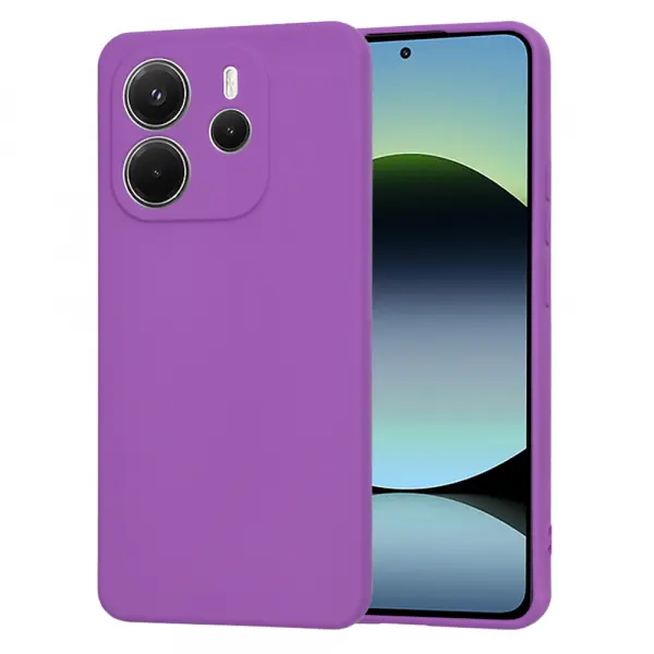 Husa pentru Xiaomi Redmi Note 14 4G (Standard), Techsuit, SoftFlex, Mov