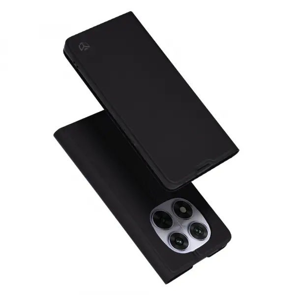 Husa pentru Xiaomi Redmi Note 14 Pro 4G, Techsuit, Magskin Book, Neagra