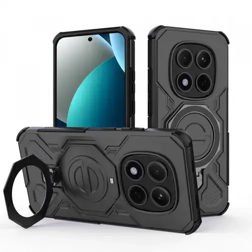 Husa pentru Xiaomi Redmi Note 15 Pro 5G, Techsuit, Carbon Shield Pro, Negru