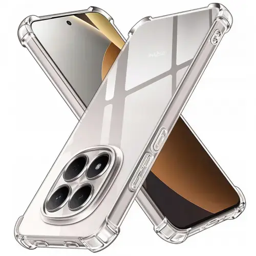 Husa pentru Xiaomi Redmi Note 15 Pro 5G, Techsuit, Shockproof Clear, Transparenta