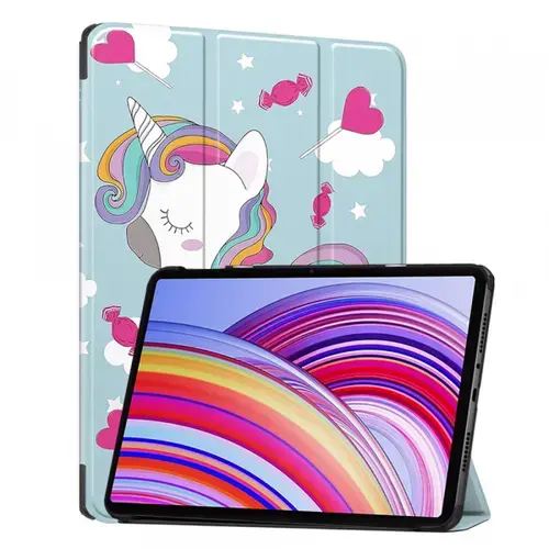 Husa pentru Xiaomi Redmi Pad Pro / Pad / Pad Pro 5G, Techsuit, FoldPro Unicorn (Multicolor)
