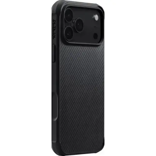 Husa Pitaka Aramida ProGuard 600D Magsafe pentru iPhone 17 Pro, Negru/Gri
