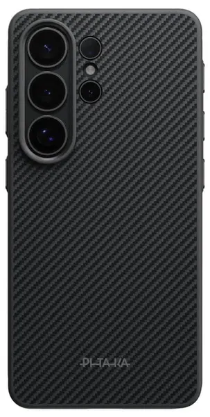 Husă Pitaka – Cairn, Galaxy S26 Ultra, MagSafe, negru/gri