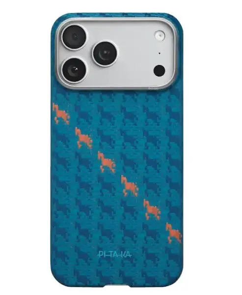 Husa Pitaka Happiness Rides Edge Case pentru iPhone 17 Pro, Indigo