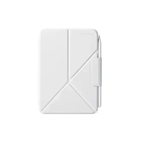Husa Pitaka MagEZ Folio 2, pentru iPad Mini 6/ Mini A17 Pro (Alb)
