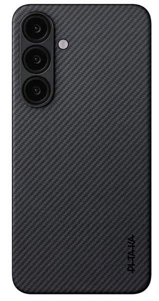 Husă Pitaka - Ultra Slim, Galaxy S25 Plus, Black/Grey