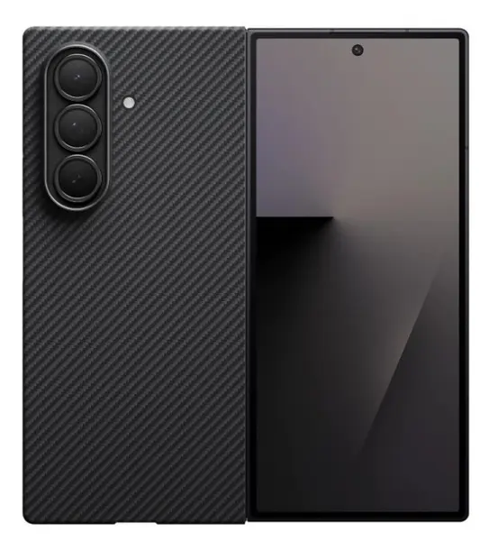 Husă Pitaka - Ultra Slim, Galaxy Z Fold 7, Gri/Negru