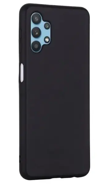 Husa Protectie Ecran Lemontti LEMSLKA324GN pentru Samsung Galaxy A32, Silicon (Albastru)