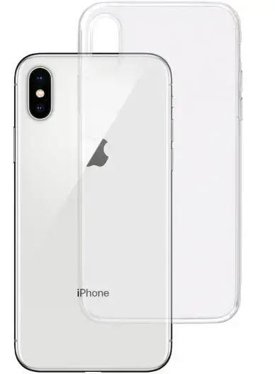 Husa Protectie Spate 3MK Clear pentru Apple iPhone XS / X (Transparent)