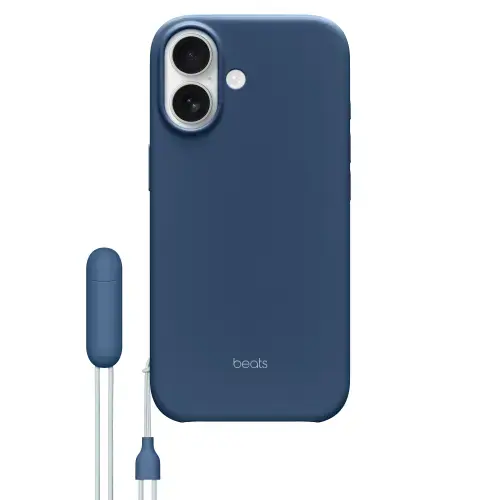 Husa Protectie Spate Apple Beats MGTM4LL/A pentru iPhone 17 Kickstand Case cu MagSafe si Camera Control (Albastru)