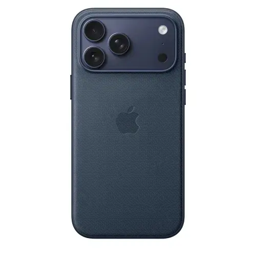 Husa Protectie Spate Apple MGF94ZM/A pentru iPhone 17 Pro Max, TechWoven Case, MagSafe (Albastru)
