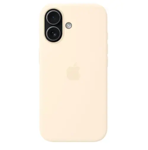 Husa Protectie Spate Apple MHVM4ZM/A pentru iPhone 17, Silicone Case, MagSafe (Crem)