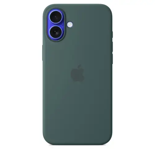 Husa Protectie Spate Apple MYYH3ZM/A pentru iPhone 16 Plus, Silicone Case cu MagSafe (Verde)