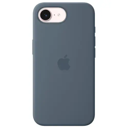 Husa protectie spate Apple Silicone Case cu MagSafe MHWE4ZM/A pentru iPhone 17e (Albastru)