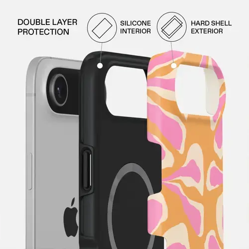 Husa Protectie Spate Burga Dual Layer Magsafe Aloha pentru Apple iPhone Air (Multicolor)