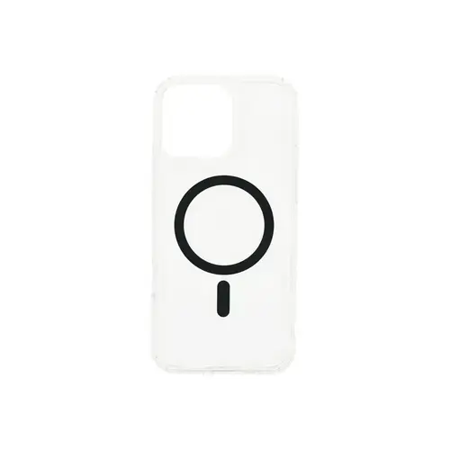 Husa protectie spate Dviced DV511025, Magsafe, pentru iPhone 16 Pro (Negru/Transparent)